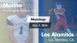 Matchup: Marina  vs. Los Alamitos  2016