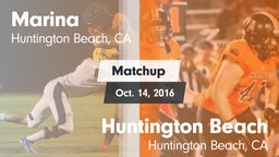Matchup: Marina  vs. Huntington Beach  2016