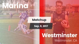 Matchup: Marina  vs. Westminster  2017