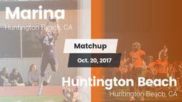 Matchup: Marina  vs. Huntington Beach  2017