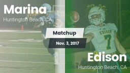 Matchup: Marina  vs. Edison  2017