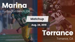 Matchup: Marina  vs. Torrance  2018