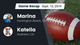 Recap: Marina  vs. Katella  2019