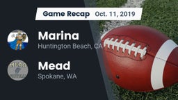 Recap: Marina  vs. Mead  2019