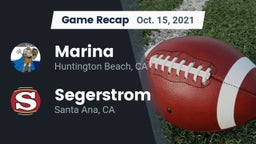 Recap: Marina  vs. Segerstrom  2021