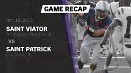 Recap: Saint Viator  vs. Saint Patrick  2015