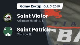 Recap: Saint Viator  vs. Saint Patrick  2019
