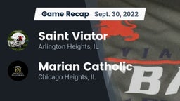 Recap: Saint Viator  vs. Marian Catholic  2022