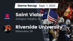 Recap: Saint Viator  vs. Riverside University  2023