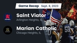 Recap: Saint Viator  vs. Marian Catholic  2023