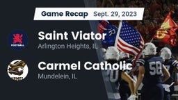 Recap: Saint Viator  vs. Carmel Catholic  2023