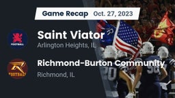 Recap: Saint Viator  vs. Richmond-Burton Community  2023