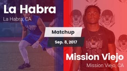 Matchup: La Habra  vs. Mission Viejo  2017