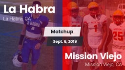 Matchup: La Habra  vs. Mission Viejo  2019