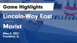Lincoln-Way East  vs Marist Game Highlights - May 8, 2021