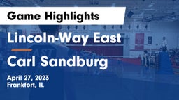 Lincoln-Way East  vs Carl Sandburg  Game Highlights - April 27, 2023