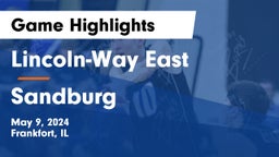 Lincoln-Way East  vs Sandburg Game Highlights - May 9, 2024
