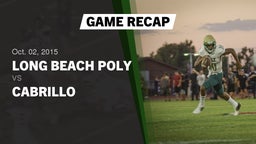 Recap: Long Beach Poly  vs. Cabrillo  2015