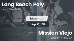 Matchup: Long Beach Poly vs. Mission Viejo  2016