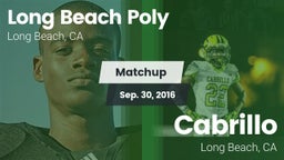 Matchup: Long Beach Poly vs. Cabrillo  2016