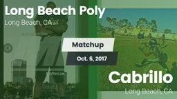 Matchup: Long Beach Poly vs. Cabrillo  2017