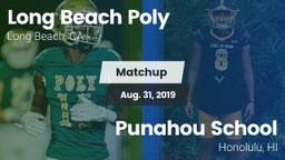Matchup: Long Beach Poly vs. Punahou School 2019