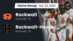 Recap: Rockwall  vs. Rockwall-Heath  2020