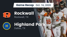 Recap: Rockwall  vs. Highland Park  2020