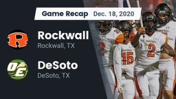 Recap: Rockwall  vs. DeSoto  2020