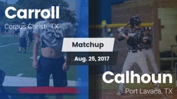Matchup: Carroll  vs. Calhoun  2017