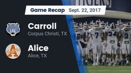 Recap: Carroll  vs. Alice  2017