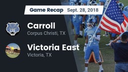 Recap: Carroll  vs. Victoria East  2018