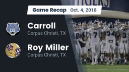 Recap: Carroll  vs. Roy Miller  2018