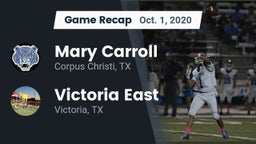 Recap: Mary Carroll  vs. Victoria East  2020