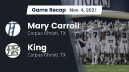 Recap: Mary Carroll  vs. King  2021