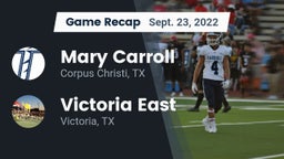 Recap: Mary Carroll  vs. Victoria East  2022