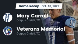 Recap: Mary Carroll  vs. Veterans Memorial  2022