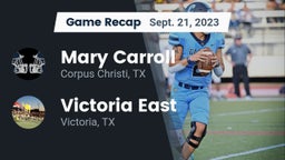 Recap: Mary Carroll  vs. Victoria East  2023