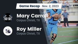Recap: Mary Carroll  vs. Roy Miller  2023