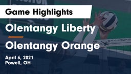 Olentangy Liberty  vs Olentangy Orange  Game Highlights - April 6, 2021