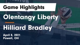 Olentangy Liberty  vs Hilliard Bradley  Game Highlights - April 8, 2021