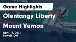 Olentangy Liberty  vs Mount Vernon Game Highlights - April 14, 2021