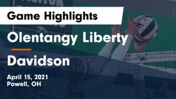 Olentangy Liberty  vs Davidson  Game Highlights - April 15, 2021