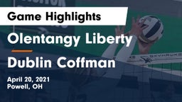 Olentangy Liberty  vs Dublin Coffman  Game Highlights - April 20, 2021
