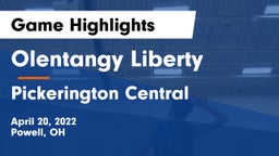 Olentangy Liberty  vs Pickerington Central  Game Highlights - April 20, 2022