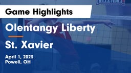 Olentangy Liberty  vs St. Xavier  Game Highlights - April 1, 2023