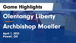 Olentangy Liberty  vs Archbishop Moeller  Game Highlights - April 1, 2023