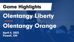 Olentangy Liberty  vs Olentangy Orange  Game Highlights - April 4, 2023