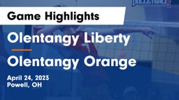 Olentangy Liberty  vs Olentangy Orange  Game Highlights - April 24, 2023