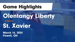 Olentangy Liberty  vs St. Xavier  Game Highlights - March 16, 2024